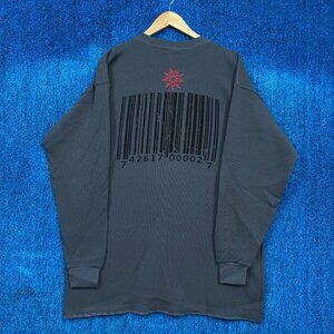 Slipknot Embroidered Oversized Band Thermal Long Sleeve XL